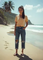 Tropical Dawn Jeans